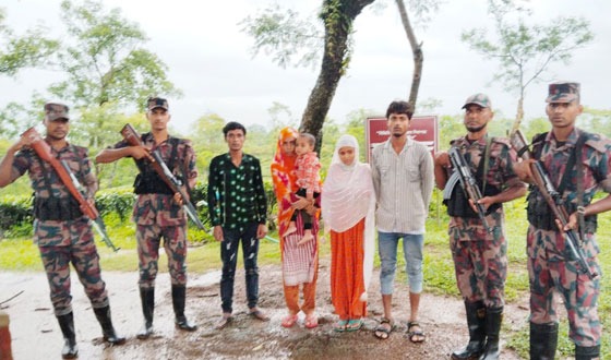 কমলগঞ্জে ১৯ জনকে পুশইন করলো ভারত