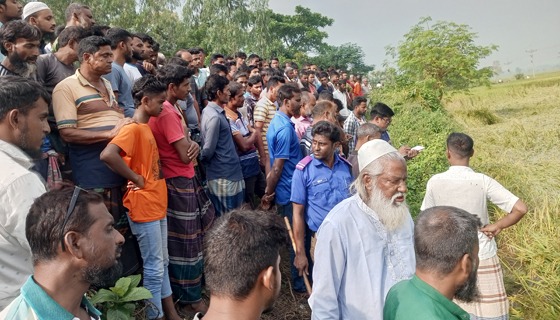 রাণীনগরে ধান ক্ষেত থেকে যুবকের মরদেহ উদ্ধার