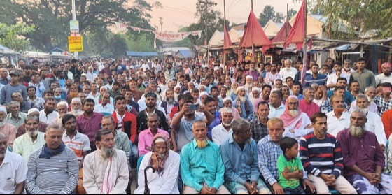 শৈলকূপায় ধানের শীষে ভোট চেয়ে পথসভা ও লিফলেট বিতরণ