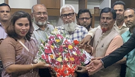 ঝিকরগাছার নবাগত উপজেলা নির্বাহী অফিসার মোছা: রনী খাতুনকে শুভেচ্ছা