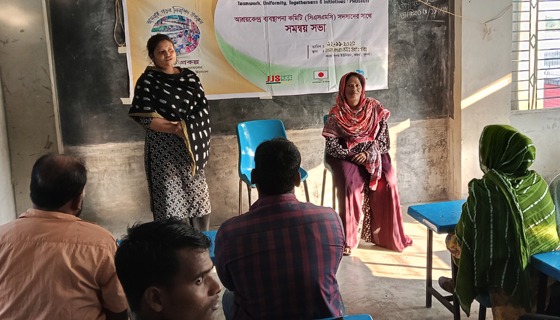 কয়রায় আশ্রয়কেন্দ্র ব্যবস্থাপনা কমিটির সমম্বয় সভা