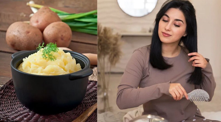 চুল পড়া কমাতে ব্যবহার করুন আলুর রস