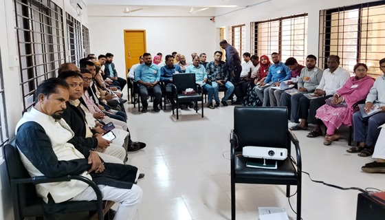 নড়াইলে বিকেন্দ্রকৃত পরিবীক্ষণ, পরিদর্শন ও মূল্যায়ন পদ্ধতি বিষয়ক প্রশিক্ষণ