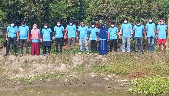 কয়রায় ইকোসিস্টেম পুনরুদ্ধারে যুব কর্মশালা ও খাল পরিছন্ন কার্যক্রম