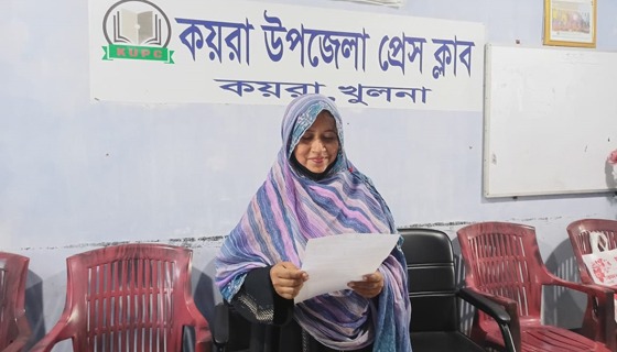 কয়রার দাখিল মাদ্রাসার বিরুদ্ধে মিথ্যা অপপ্রচারের প্রতিবাদে সংবাদ সম্মেলন