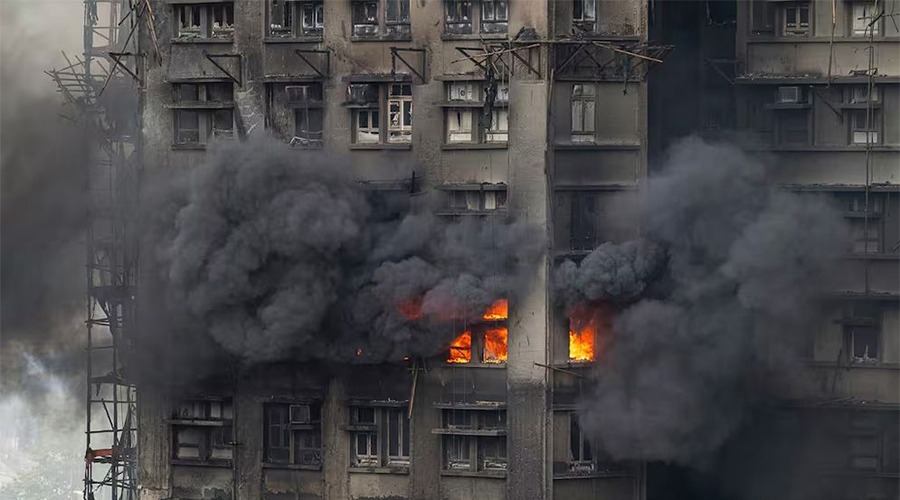 হংকংয়ে ভয়াবহ অগ্নিকাণ্ড: মৃতের সংখ্যা বেড়ে ১২৮, দুই শতাধিক নিখোঁজ