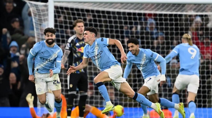 শেষ মুহূর্তের গোলে জয় পেলো সিটি