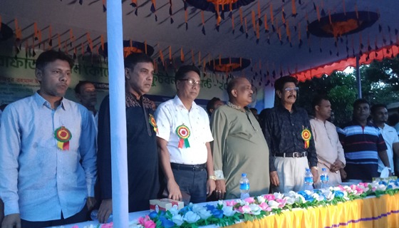 নিকলীতে আরাফাত রহমান কোকো স্মৃতি ফুটবল টুর্নামেন্টের উদ্বোধন