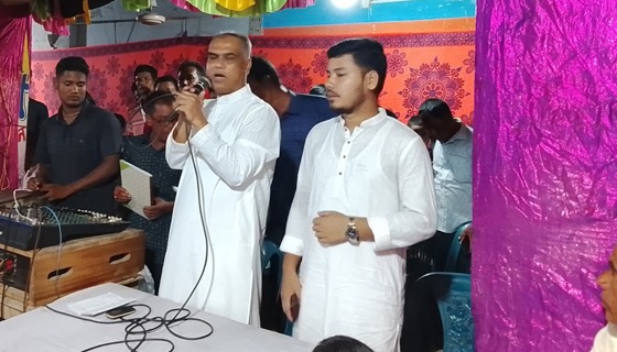 ব্যারিস্টার রোকুনুজ্জামানের সনাতন ধর্মালম্বীদের সাথে শারদীয় শুভেচ্ছা বিনিময়