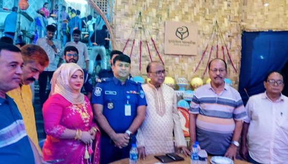 চাঁদপুর থানার ওসি বাহার মিয়া'র শারদীয় দুর্গাপূজার বিভিন্ন মন্দির পরিদর্শন