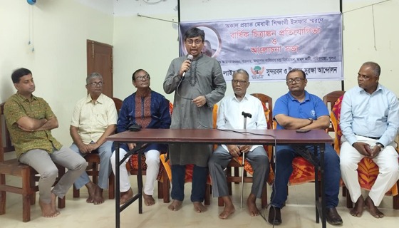 অনির্বাণ লাইব্রেরিতে চিত্রাঙ্কন প্রতিযোগিতা ও সভা