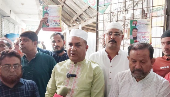 জনগনের পাসে আছি থাকবো মোরেলগঞ্জে বিএনপি নেতা শিপন