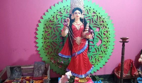 লক্ষীপূজার বৃহত্তর আয়োজক ঘুড়কা গ্রাম