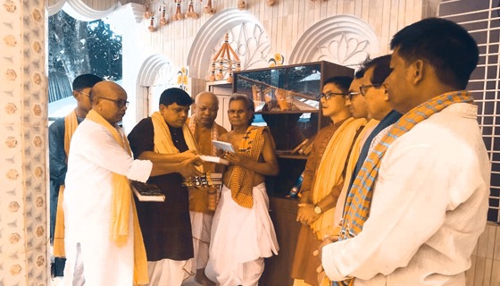 রাজারহাটে সোনাবর আমতলা সনাতন গীতা সংঘ পাঠাগারের উদ্বোধন
