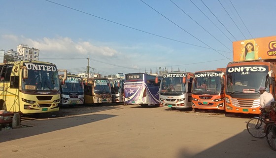 ময়মনসিংহ বিভাগের সাথে সারাদেশের বাস চলাচল বন্ধ