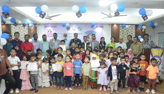 বন্ধন লায়ন্স ক্লাবের উদ্যোগে মায়ের কোলে ছড়া প্রতিযোগিতা