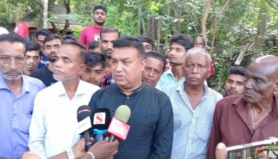 কচুয়ায় মো: খায়রুজ্জামান শিপন এর  হিন্দু সম্প্রদায়ের সাথে সভা