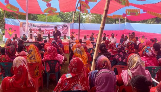 মোল্লাহাটে বিএনপির ৩১ দফা বাস্তবায়নে মহিলাদের নিয়ে উঠান বৈঠক