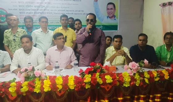 মান্দায় সেচ্ছাসেবক দলের কর্মী সভা