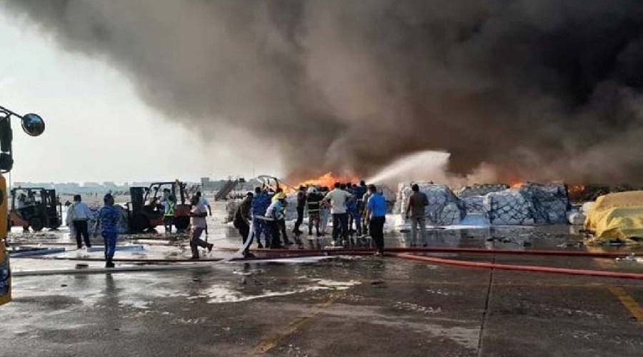 শাহজালালের কার্গো ভিলেজে আগুনে ১২ হাজার কোটি টাকার ক্ষতি, দাবি ইএবি’র