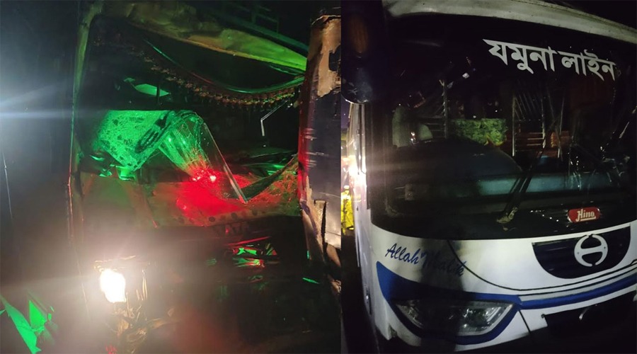গভীর রাতে চাঞ্চল্যকর ঘটনা: একই বাস পরপর ২বার এক্সিডেন্ট, নিহত ২