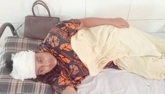 কলারোয়ার রামকৃষ্ণপুরে প্রবাসীর স্ত্রীর উপর সন্ত্রাসী হামলা