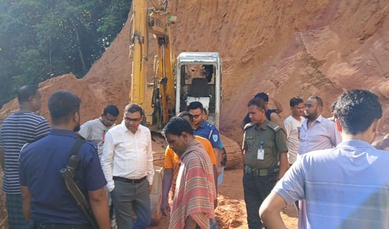 সিলেটে অবৈধ টিলা কাটায় ১.৫ লাখ টাকা জরিমানা