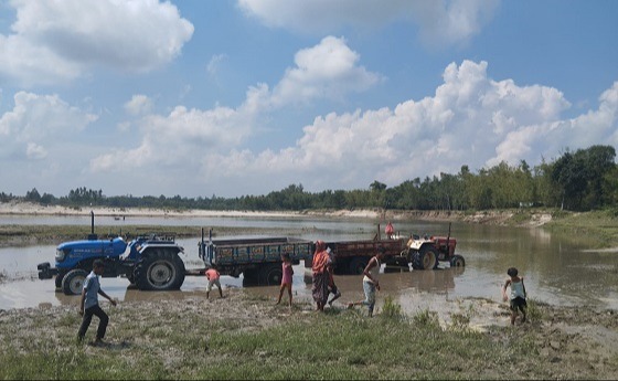 কিশোরগঞ্জে ৩জন বালু পাচারকারীর অর্থদন্ড