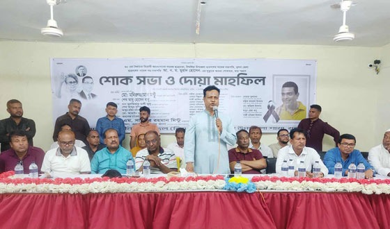 দিঘলিয়ার সাবেক ছাত্রনেতা আ.ন.ম. মুরাদ হোসেনের শোক সভা ও দোয়া