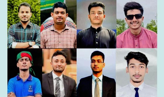 ঝিনাইদহের ৮ ছাত্রনেতা ডাকসু নির্বাচনে ভোট করছেন