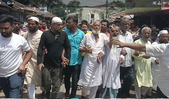 সেনবাগে উপজেলা ও পৌরসভা বিএনপির ঘোষিত কমিটি প্রত্যাক্ষান করে বিক্ষোভ মিছিল