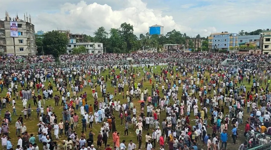ফুটবল ফাইনাল ম্যাচে তুমুল সংঘর্ষ, ইউএনওসহ আহত অনেকে