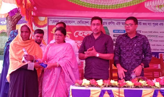 আশাশুনিতে নবজীবনের ফ্রি মেডিকেল ক্যাম্প পরিচালনা