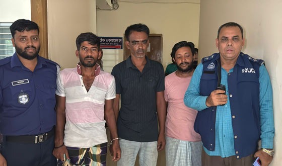 চাঁদপুরে একই দিনে তিন সাজাপ্রাপ্ত আসামি গ্রেফতার