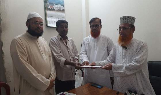 ক্যান্সার আক্রান্ত সজিবের পাশে জামায়াত, আর্থিক সহায়তা প্রদান