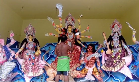 কাপাসিয়ায় স্মরণকালের সবচেয়ে বড় দুর্গোৎসব, নিরাপত্তায় চলছে প্রস্তুতি