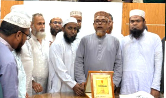 কিশোরগঞ্জে ইসলামিক ফাউন্ডেশনের উপ-পরিচালকের পদোন্নতিতে বিদায় সংবর্ধনা