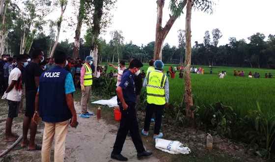 পীরগাছায় ধান খেতে মিললো নিখোঁজ যুবকের গলিত মরদেহ