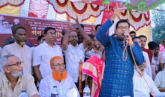 ঝিনাইদহ-৩ আসনে প্রত্যাশী কণ্ঠশিল্পী মনির খানের গণসংযোগ