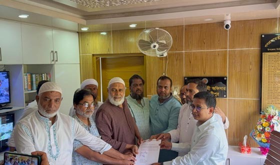 শিবচরে মাদক রোধে ইউএনও’র কাছে বিএনপির স্মারকলিপি