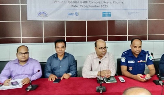 কয়রায় টাইফয়েড টিকাদান ক্যাম্পেইন উপলক্ষ্যে সভা