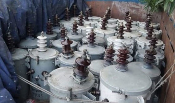 লালমোহন থেকে নিয়ে যাওয়া ৩১টি ট্রান্সফরমার বরিশালে আটক