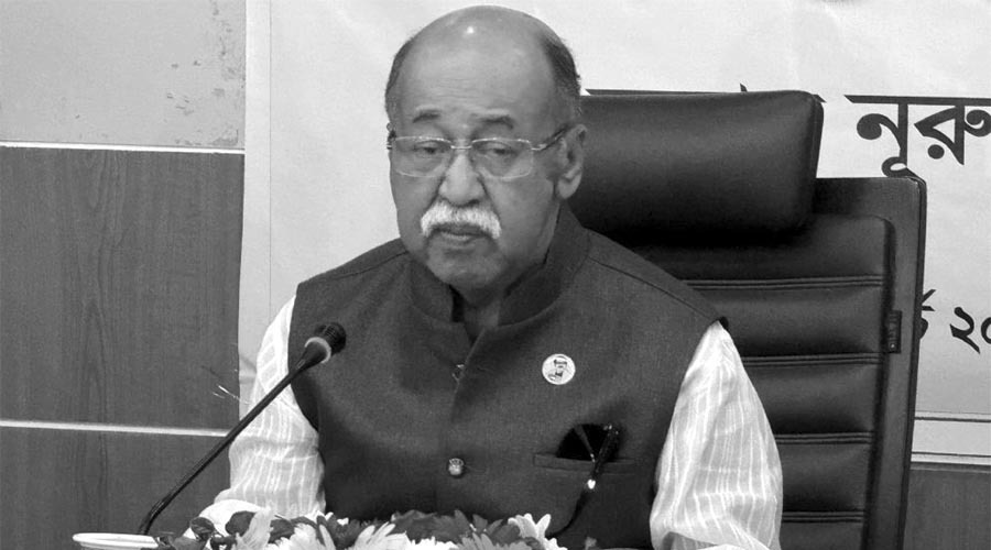 সাবেক শিল্পমন্ত্রী নূরুল মজিদ মাহমুদ হুমায়ুন আর নেই