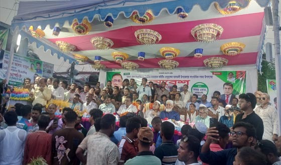 তালতলীতে বিএনপির বিশাল সমাবেশ