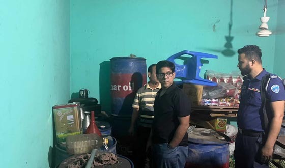 মতলবে অবৈধভাবে মজুদ ৩৫০ লিটার ডিজেল জব্দ, আটক ১