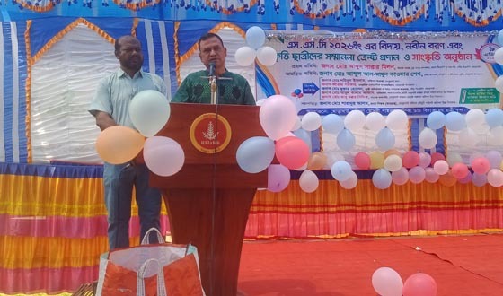 ঘোড়াঘাটে এস.এস.সি পরীক্ষার্থীদের বিদায় ও নবীন বরণ