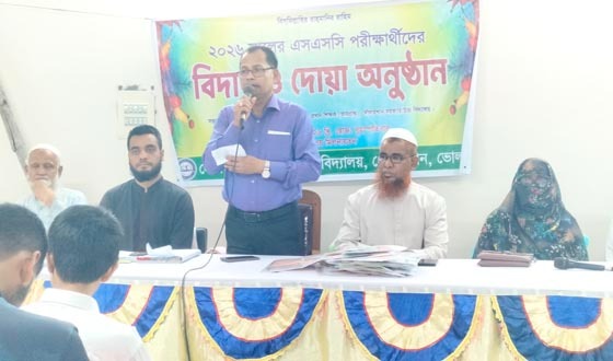 দৌলতখানে এসএসসি পরীক্ষার্থীদের বিদায়