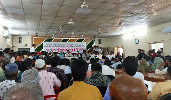 ধর্মপাশায় এমপি কামরুলের গণশুনানি, উন্নয়নের প্রতিশ্রুতি