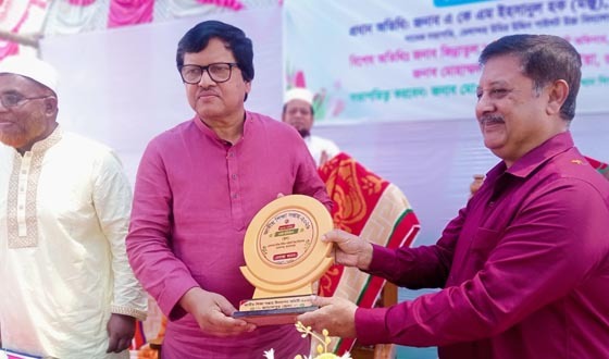 মেলান্দহে বাবুল এমপি সংবর্ধিত