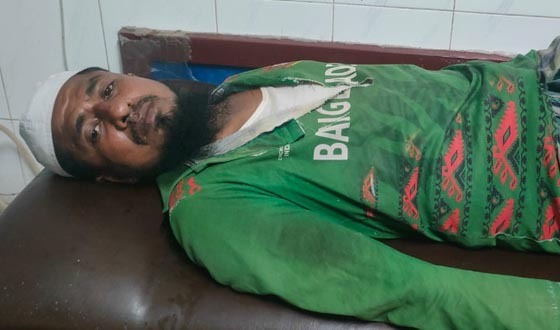 আশাশুনির দাদপুরে জোর পূর্বক ধান কেটে লুটের অভিযোগ